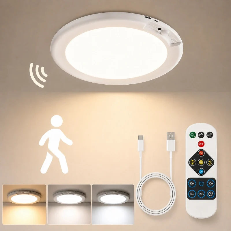 Rechargeable Motion Sensor Ceiling Light