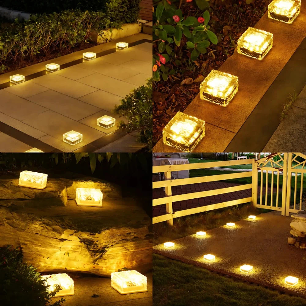 Solar Brick Garden Light