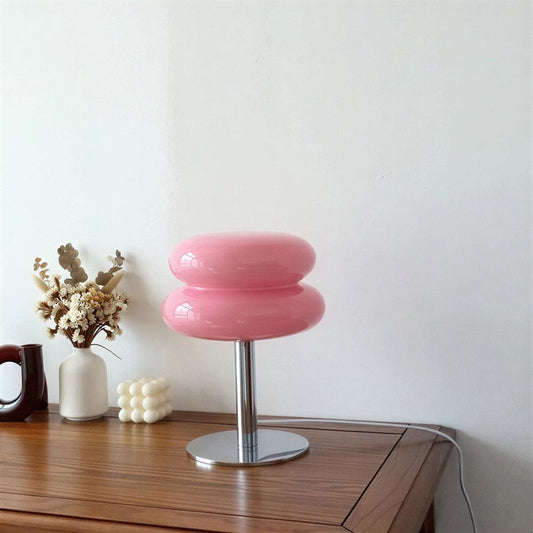 Bauhaus Mid-Century Table Lamp With Double Layer