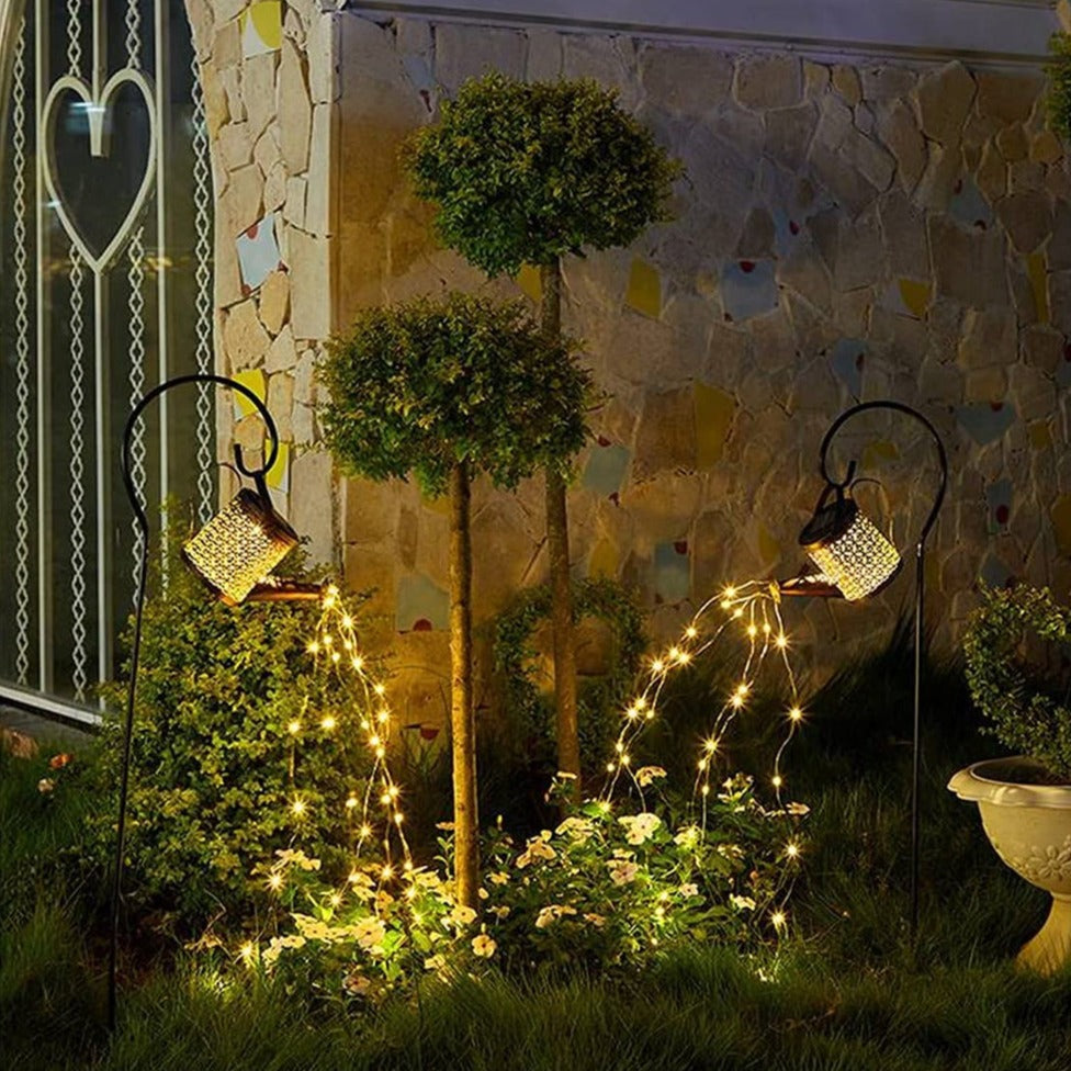 Solar Watering Can Garden Light