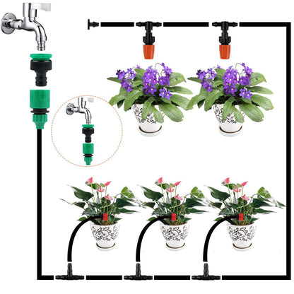 Dual 15M/49FT Drip Irrigation Kit