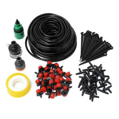 25M / 82FT 30-Head Automatic Drip Irrigation Kit with Digital Water Timer