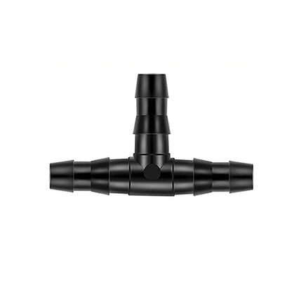 4/7mm Tee Connector for 1/4" Drip Irrigation Tubing
