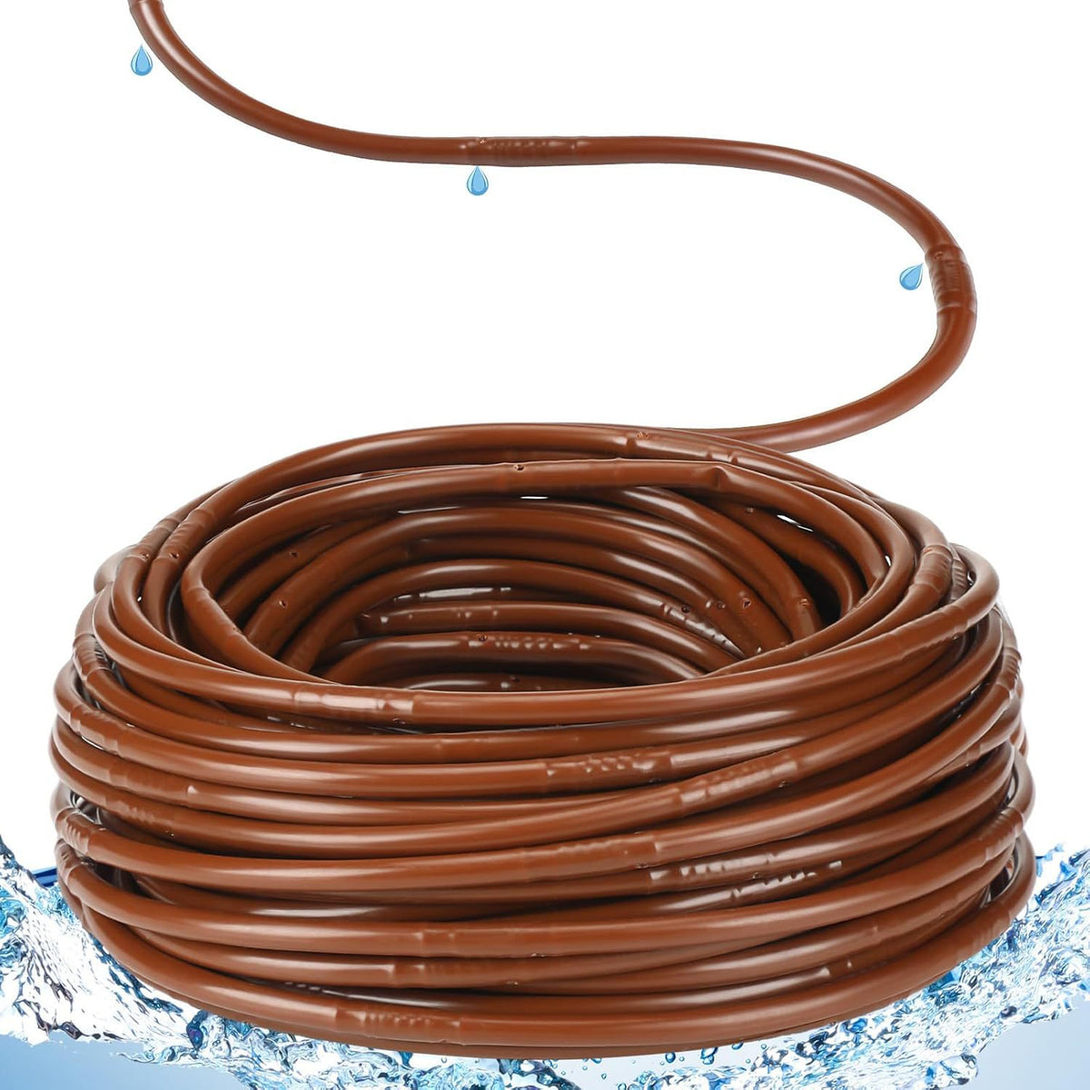 100FT 1/4" Punched Drip Irrigation Tubing