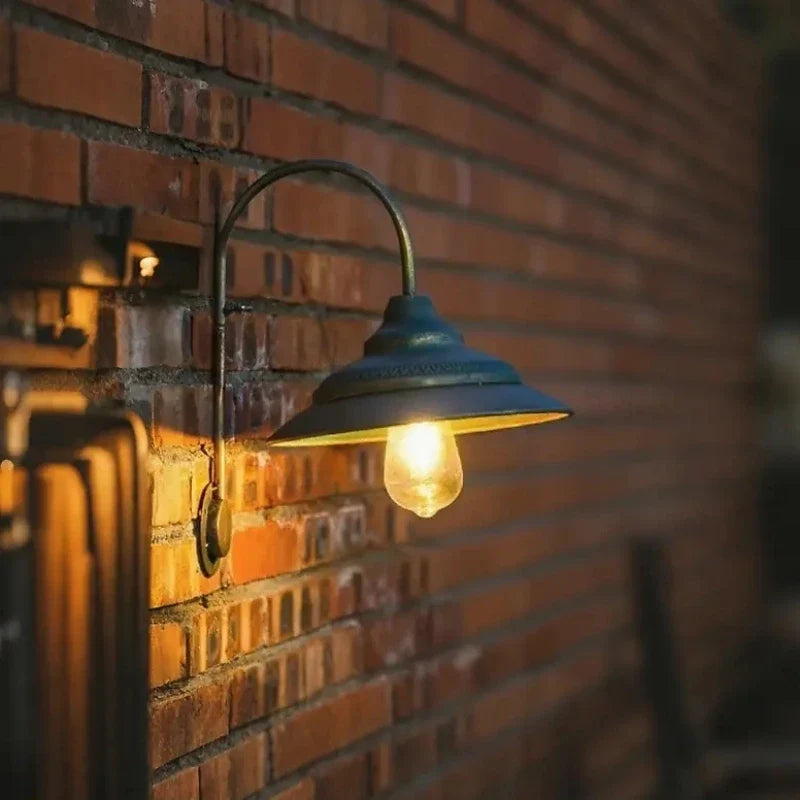 Solar Vintage Wall Light