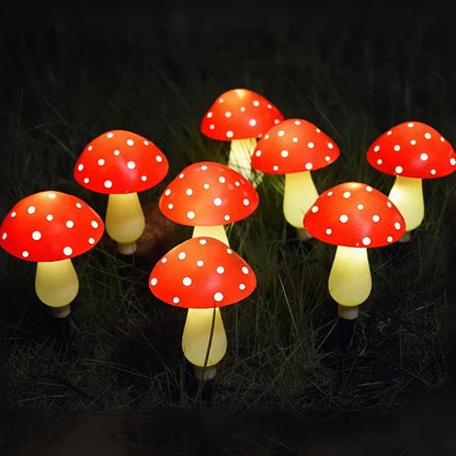 Solar Mushroom Garden Lights