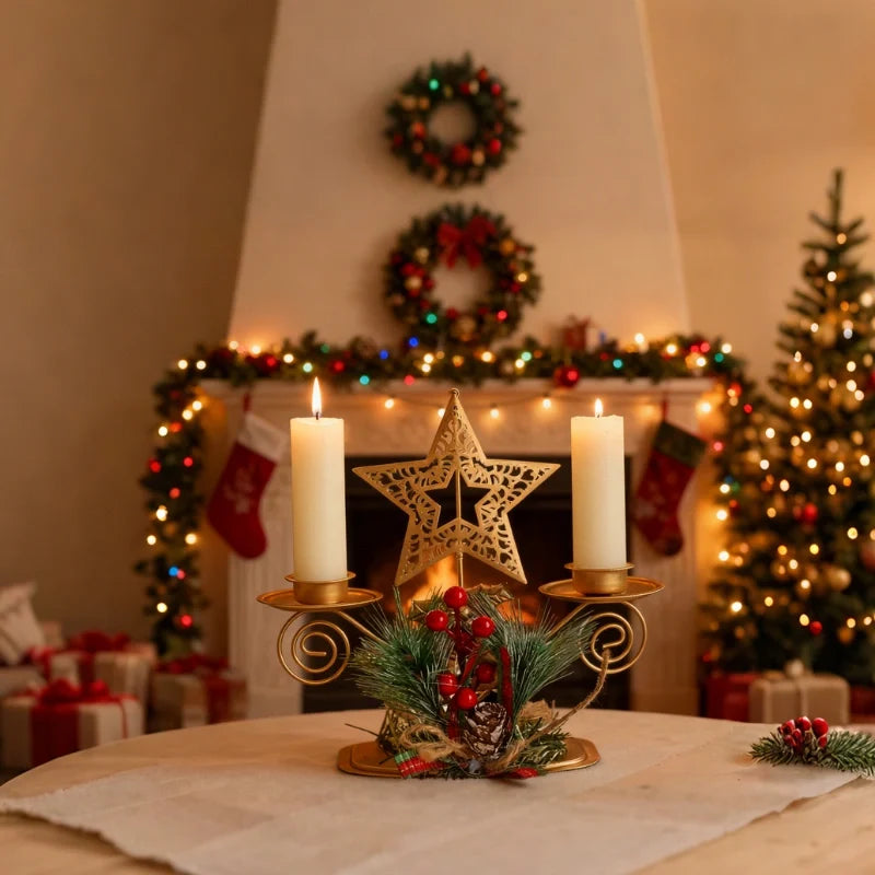 YuleGlow™ Candle Holder