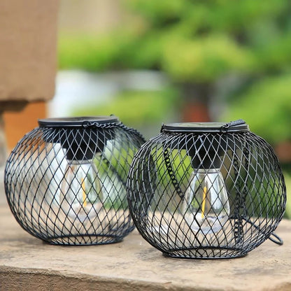 Solar Mesh Lantern Light