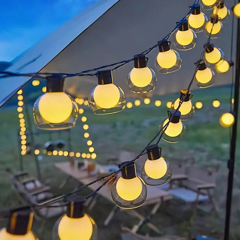 Solar Globe String Lights