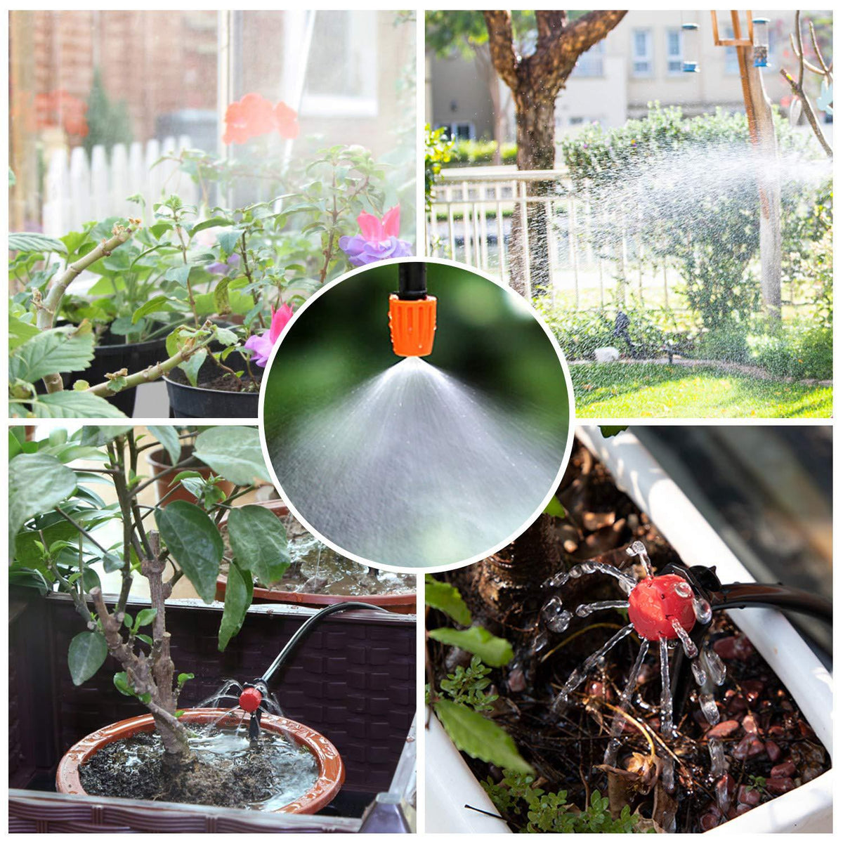 Dual 15M/49FT Drip Irrigation Kit