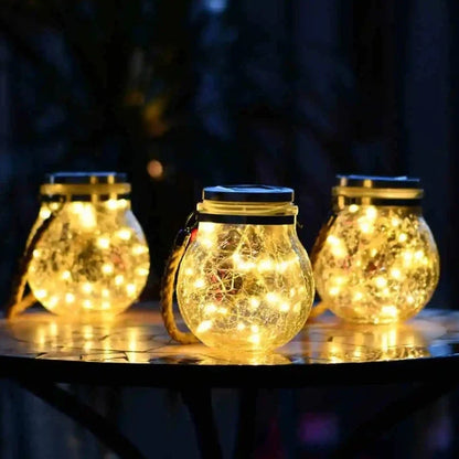 Solar Glass Lantern Light