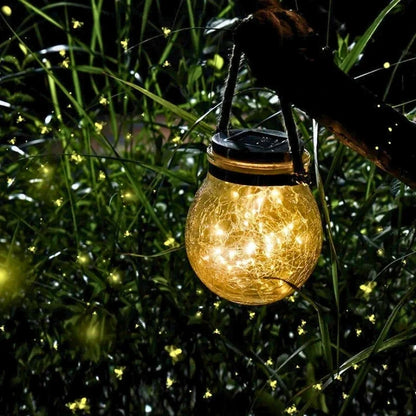 Solar Glass Lantern Light