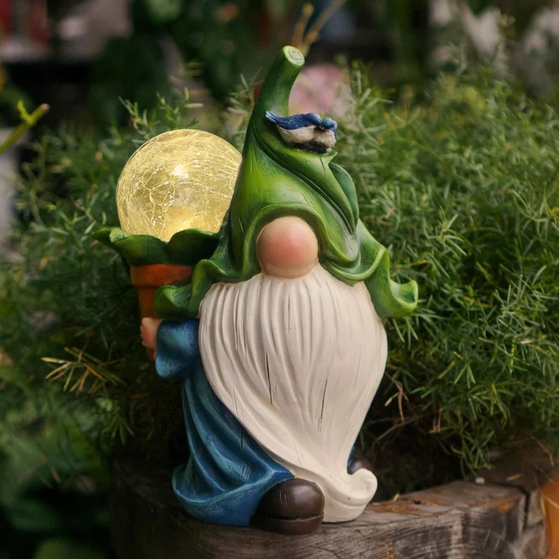 Solar Garden Gnome Light