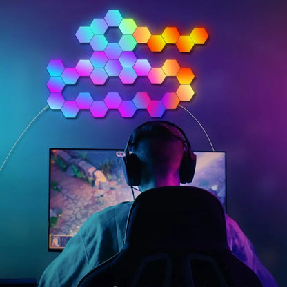 Hexagon LED Wall Light