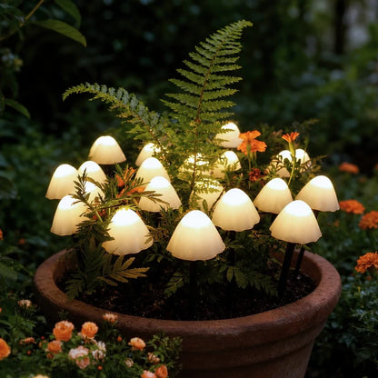 Solar Mushroom Garden Lights