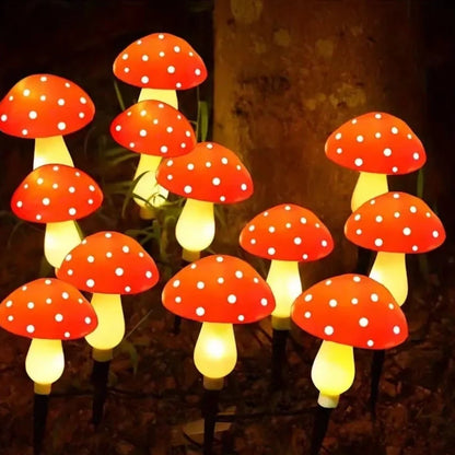 Solar Mushroom Garden Lights