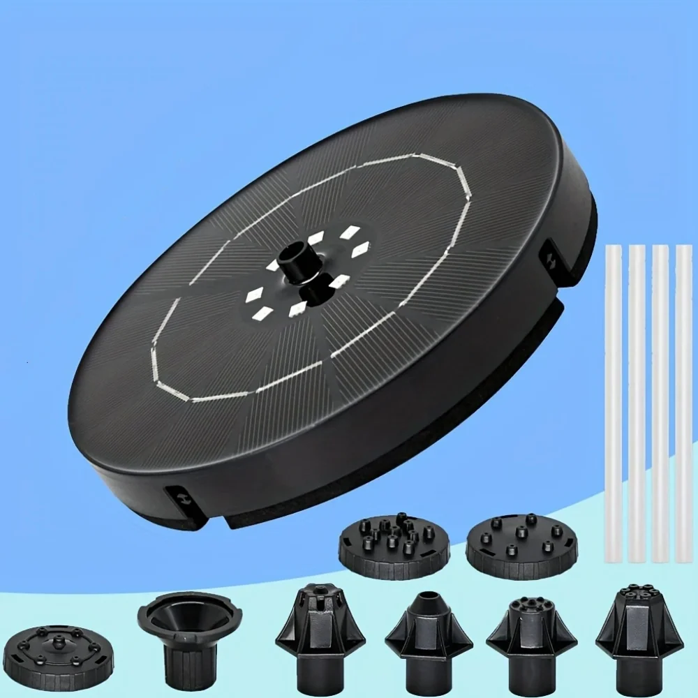 Solar Water Fountain with LED Lights