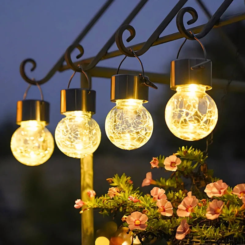 Solar Glass Lantern Light