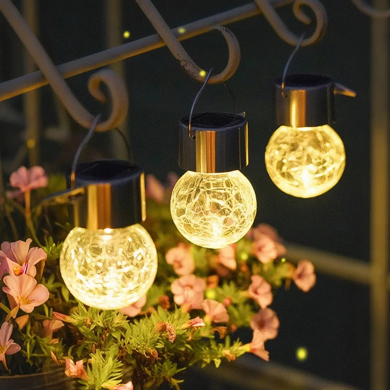 Solar Glass Lantern Light