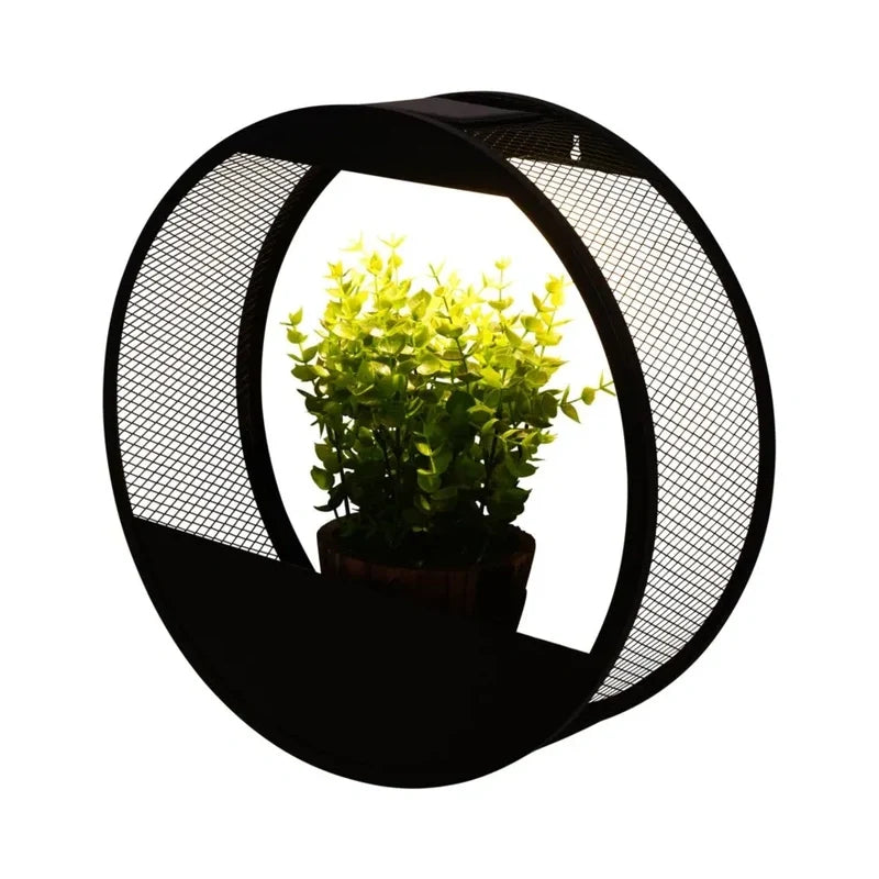 Solar Planter Wall Light