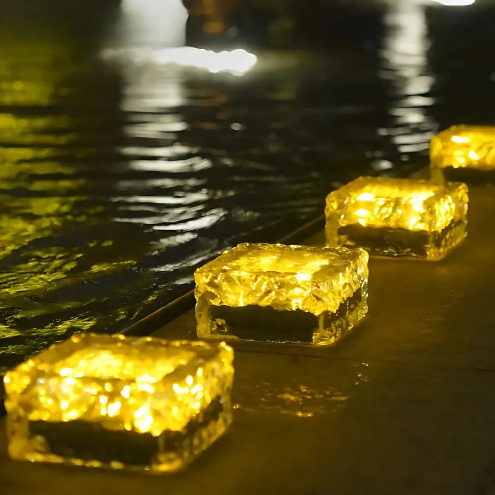 Solar Brick Garden Light