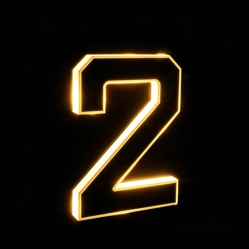 Solar House Number Light