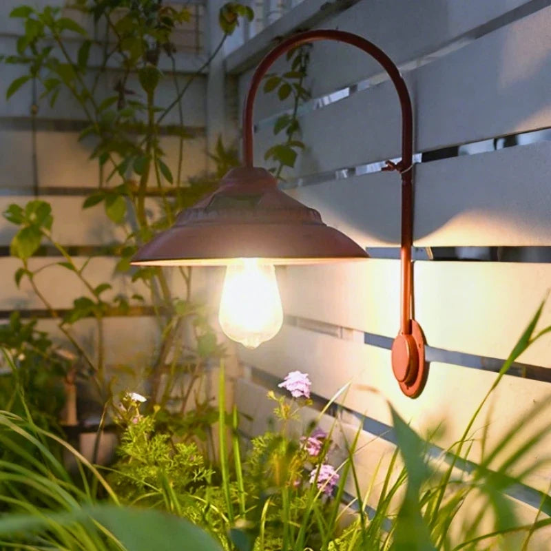 Solar Vintage Wall Light