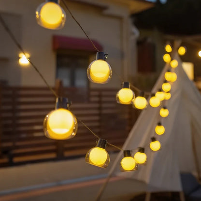 Solar Globe String Lights