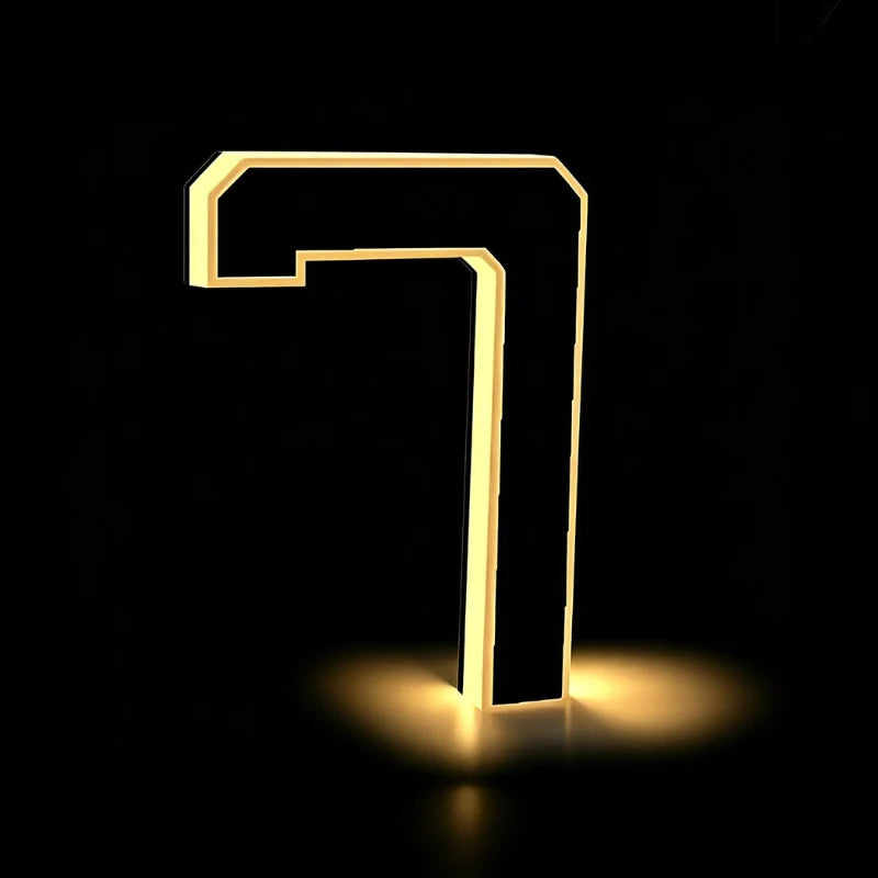 Solar House Number Light
