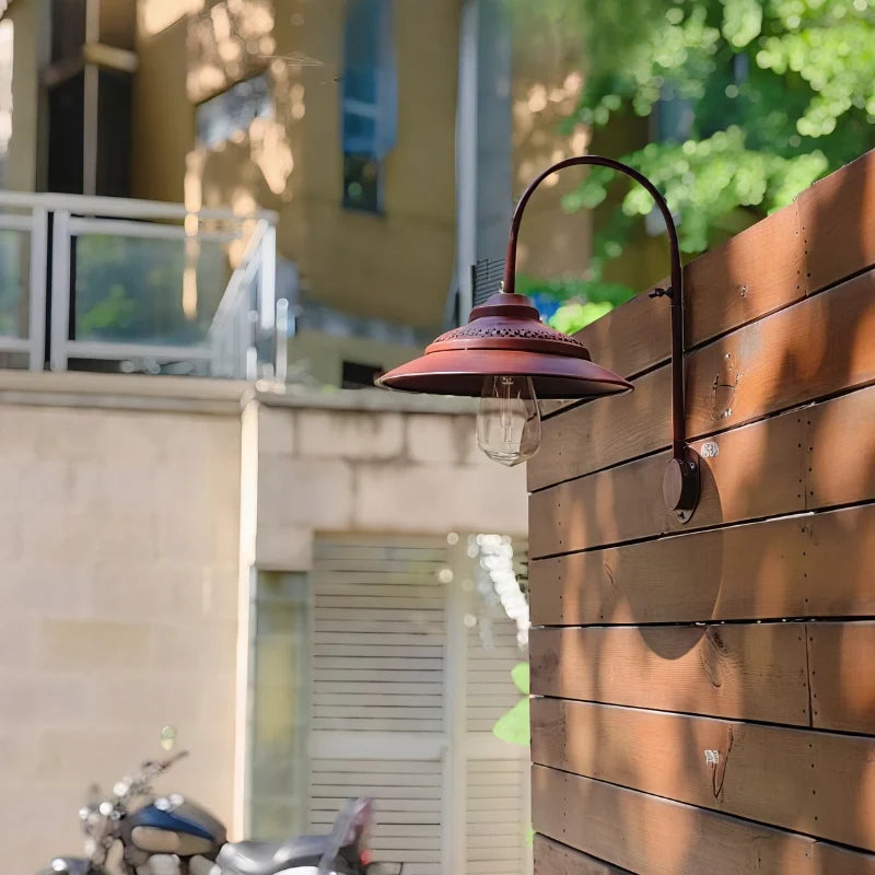 Solar Vintage Wall Light