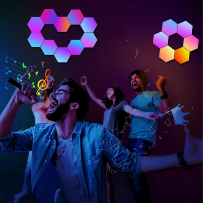 Hexagon LED Wall Light