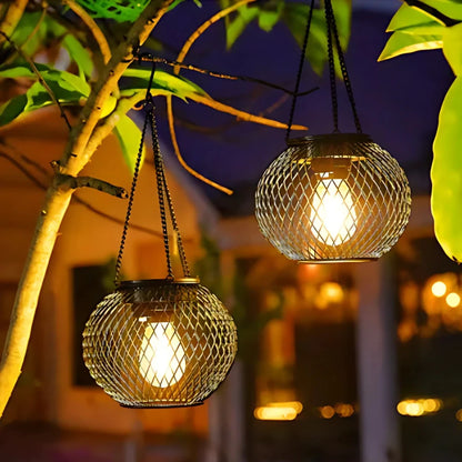 Solar Mesh Lantern Light