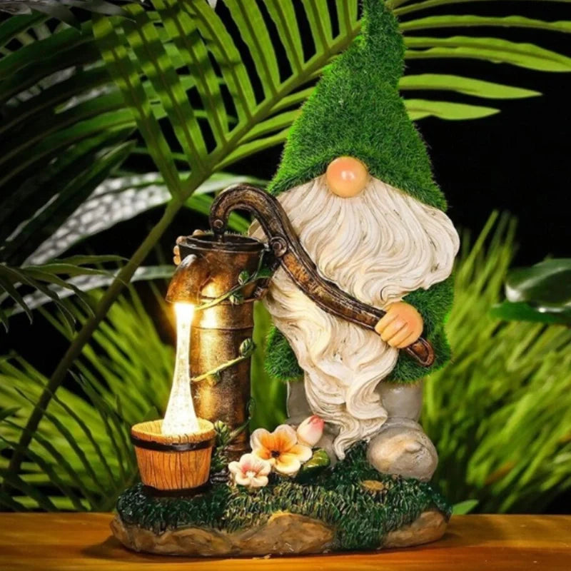 Solar Garden Gnome Light