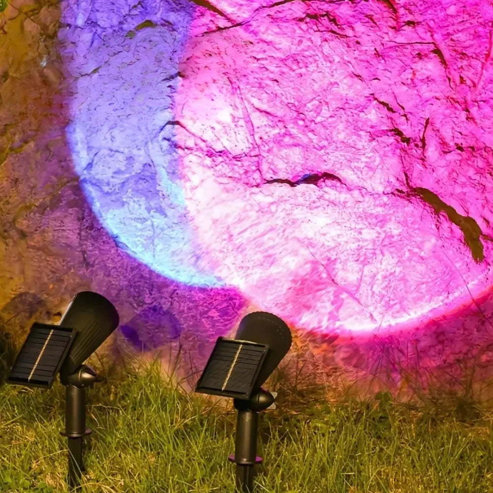 Color Changing Solar Garden Spotlight