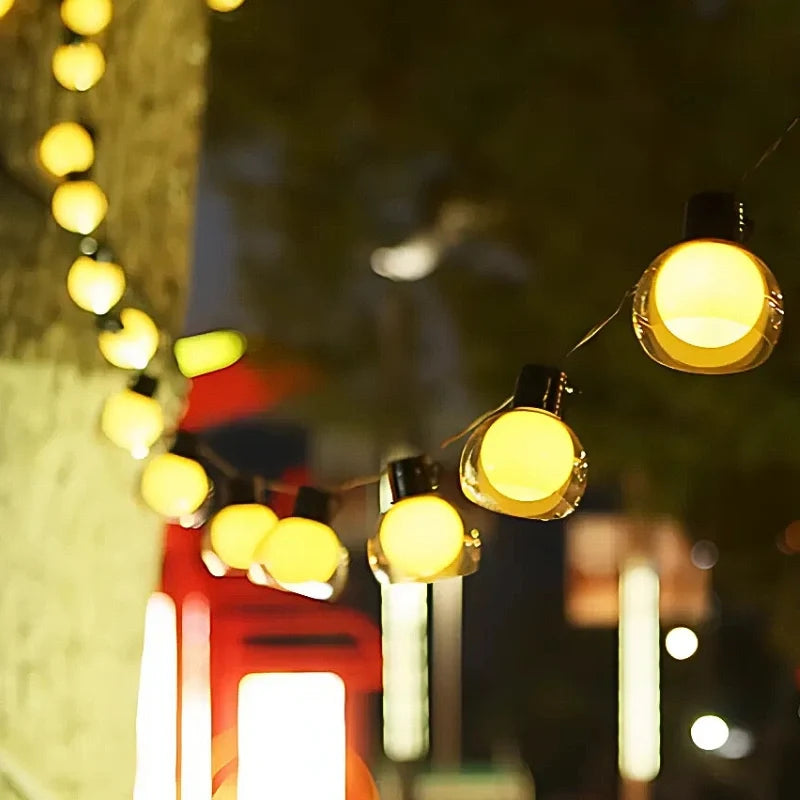 Solar Globe String Lights