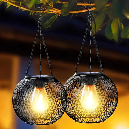 Solar Mesh Lantern Light