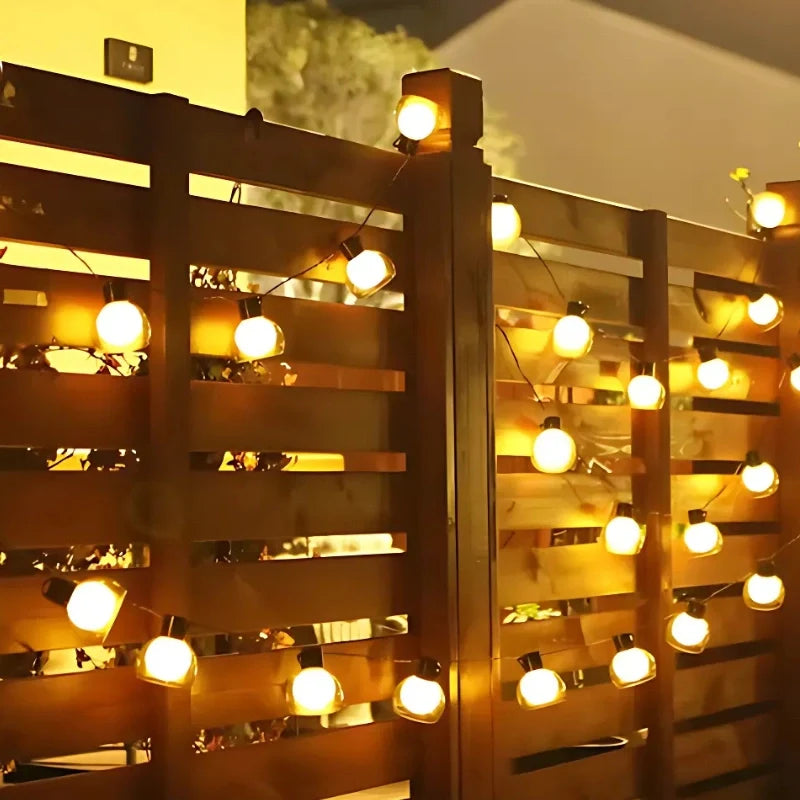 Solar Globe String Lights