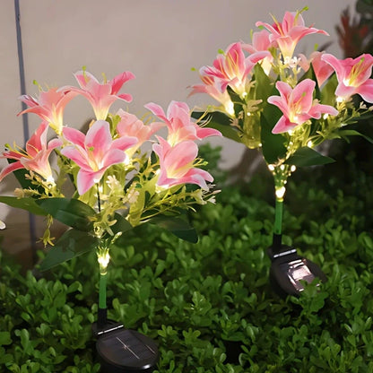 Solar Flower Garden Lights