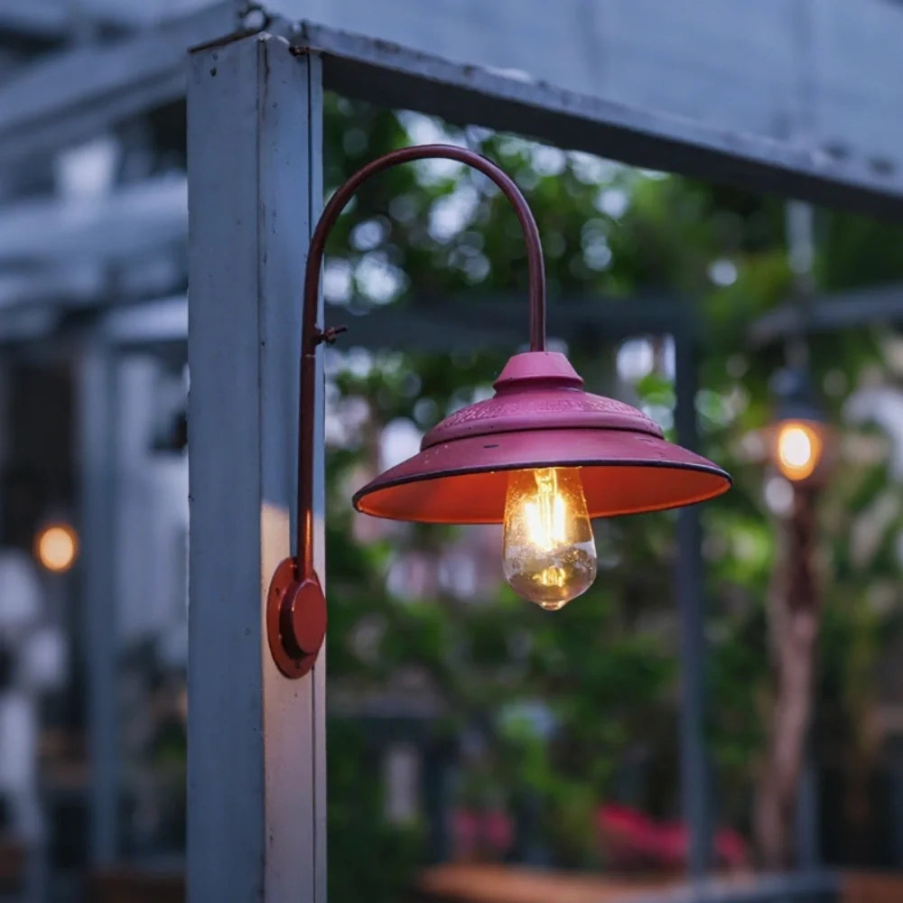 Solar Vintage Wall Light