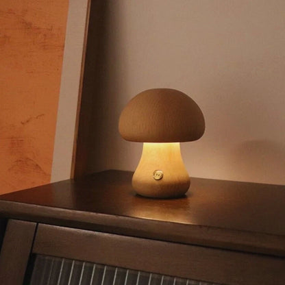 Lumishroom™ Wooden Table Lamp