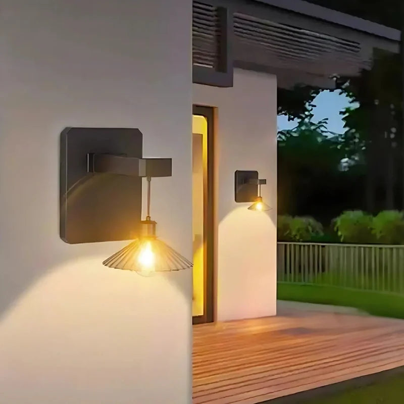 Solar Vintage Wall Light