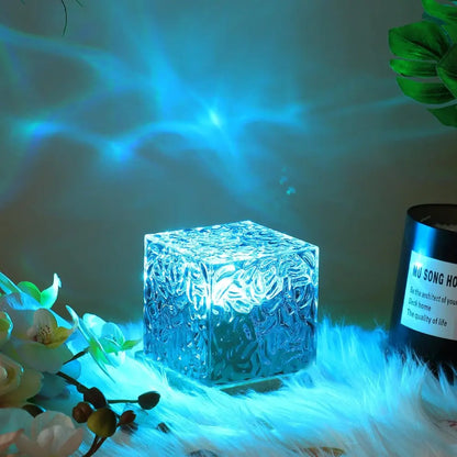 Aurora Northern Lights Cube Lamp