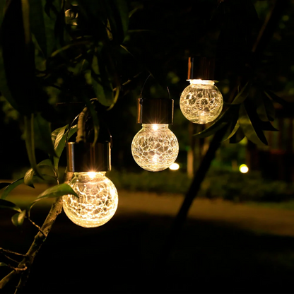 Solar Glass Lantern Light