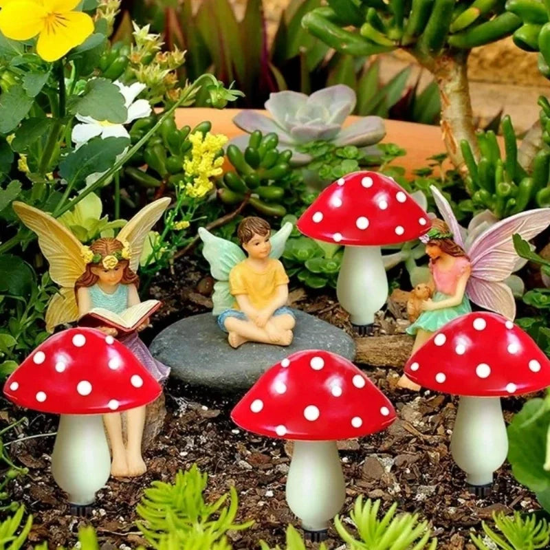 Solar Mushroom Garden Lights