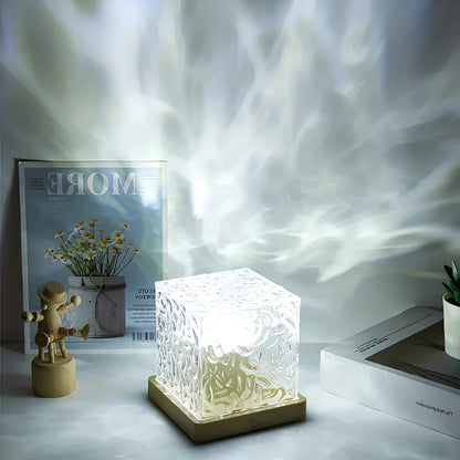 Aurora Northern Lights Cube Lamp