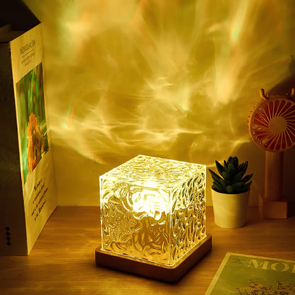 Aurora Northern Lights Cube Lamp