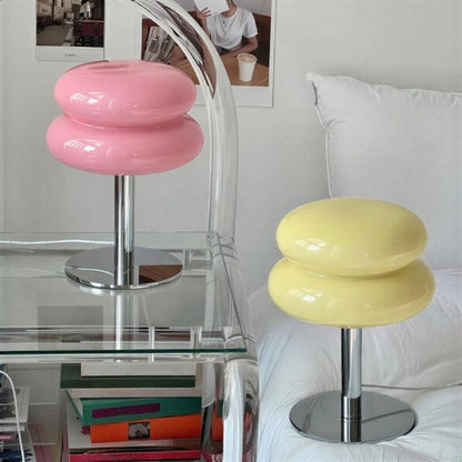 Bauhaus Mid-Century Table Lamp With Double Layer
