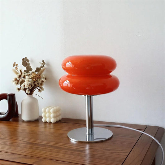Bauhaus Mid-Century Table Lamp With Double Layer