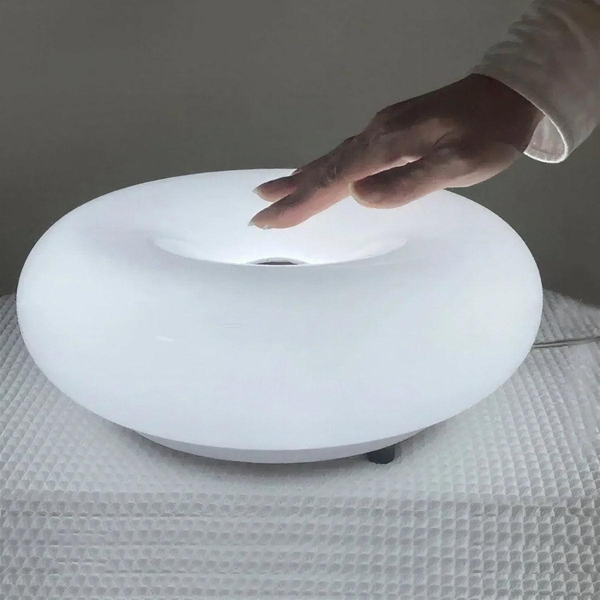 Bauhaus Wall And Table Lamp With Donut Design