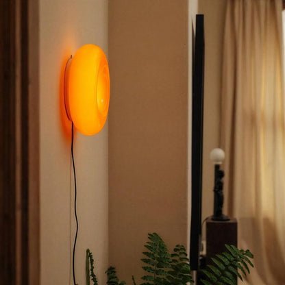 Bauhaus Wall And Table Lamp With Donut Design
